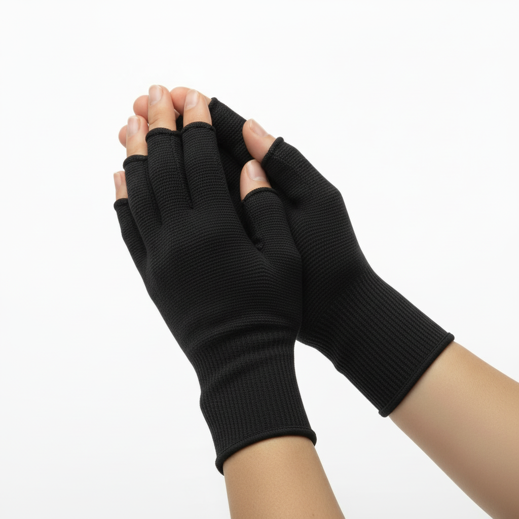 Gants compression noirs